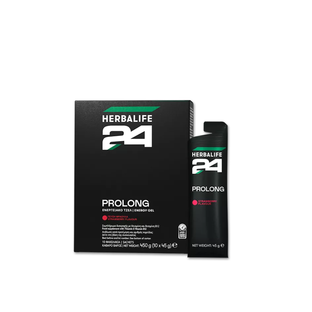 Prolong Gel- Ενεργειακά τζελ με γεύση φράουλα-10 φακελάκια